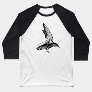 Raven Restrained Baseball T-Shirt